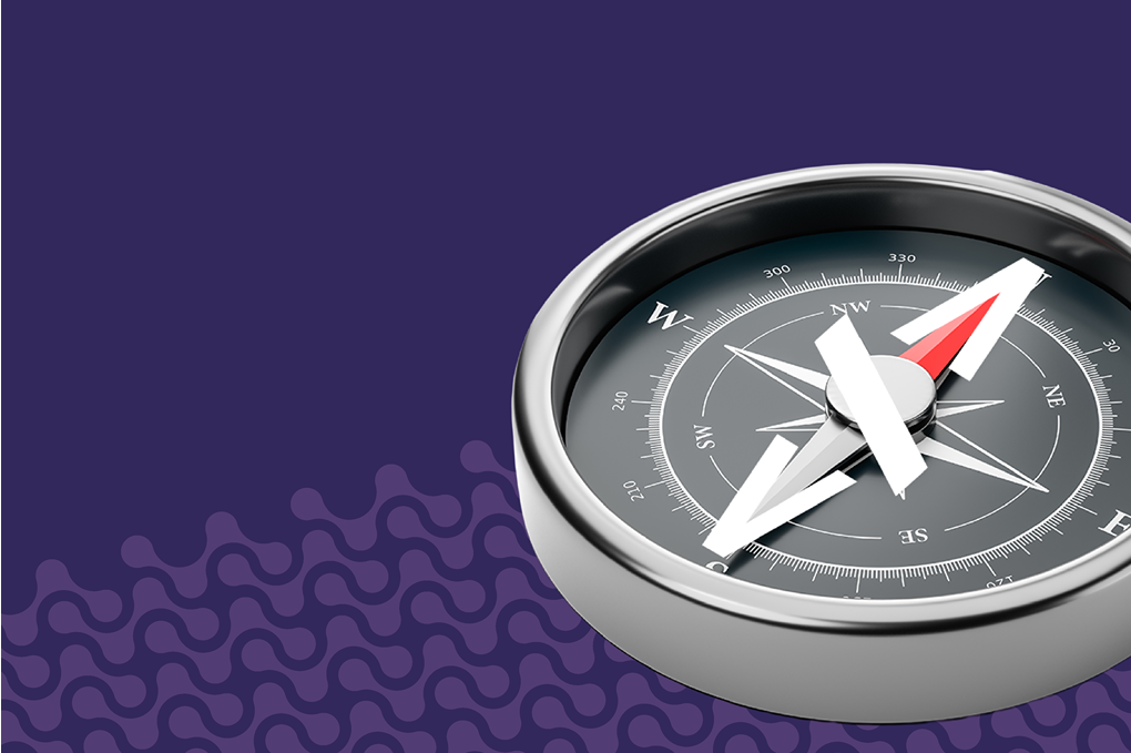 Compass to represent the navigation of the low-code landscape