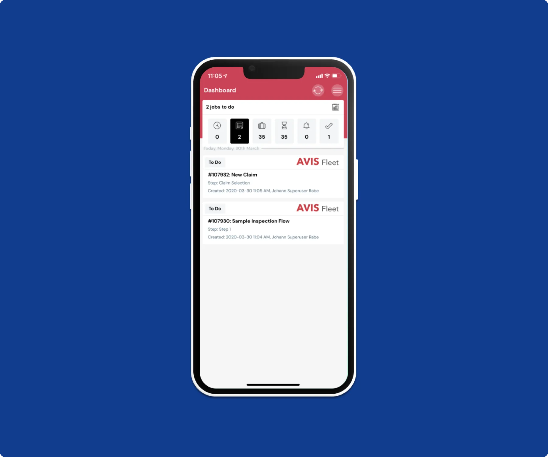 Avis app built by justsolve