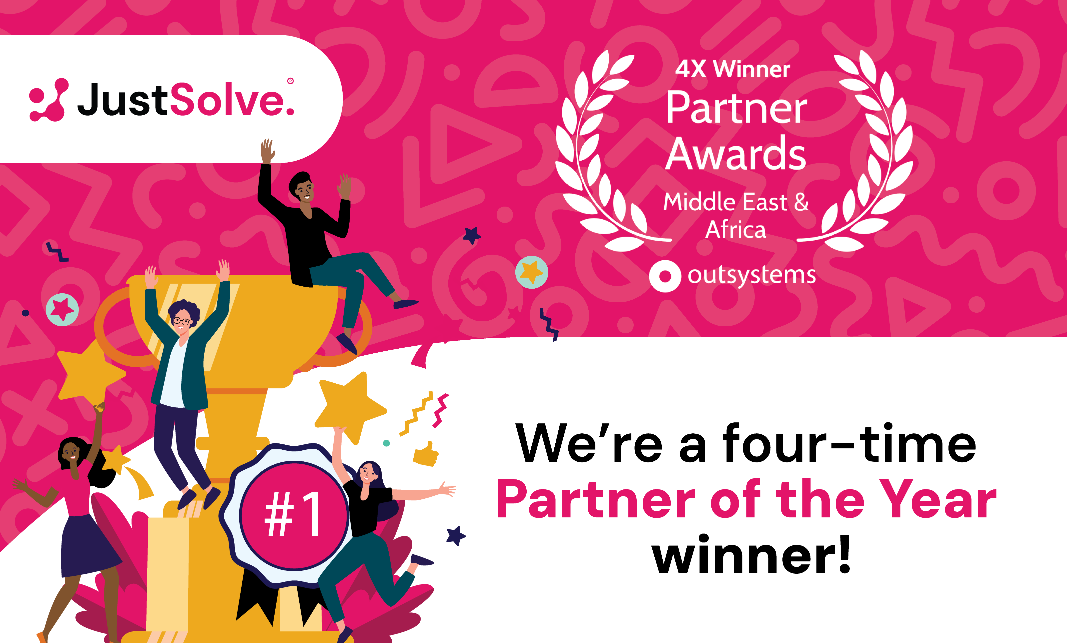 JustSolve 4 time OutSystems partner award winner