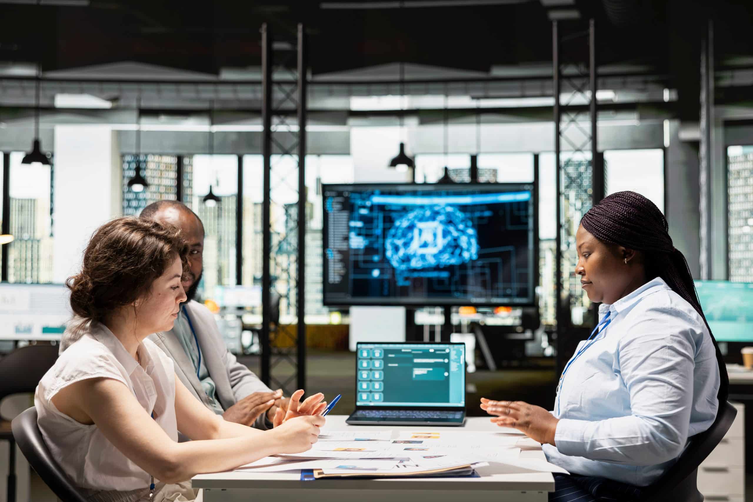 Team discussing AI-native execution strategy